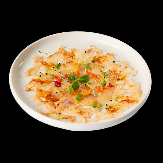 CARPACCIO GAMBAS ROJAS (¡Solo se puede pedir dos raciones por persona!)