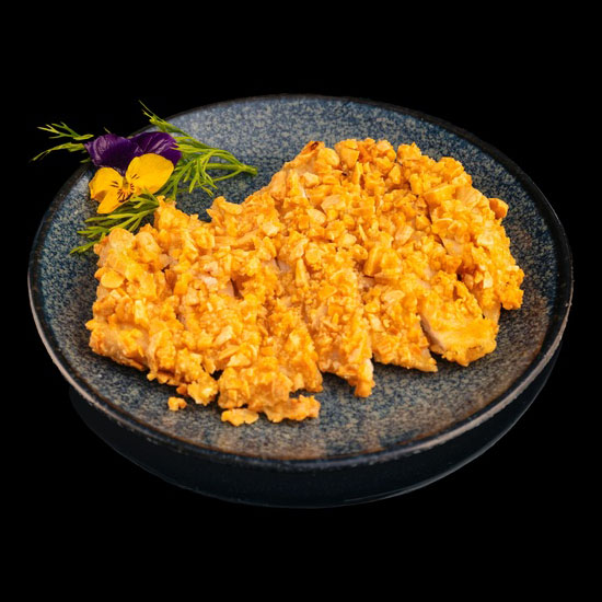 FILETE DE POLLO ALMENDRADO FRITO