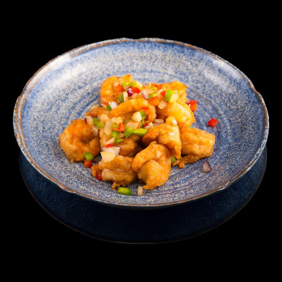 Gambas a la pimienta